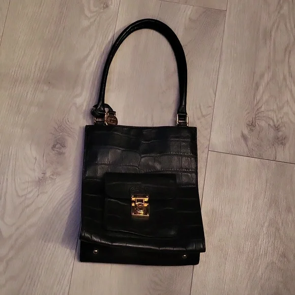 Vintage dooney and bourke black handbag 👜 - Picture 1 of 7